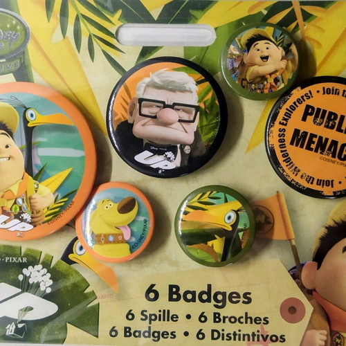 Up Disney Pixar badge set new, 6 pieces