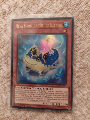 Yu-Gi-Oh Hexa Spirit of the Ice Barrier ultra rare new