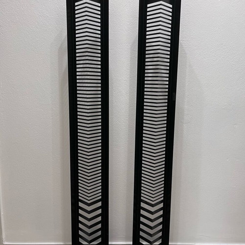Metal black column CD holder used