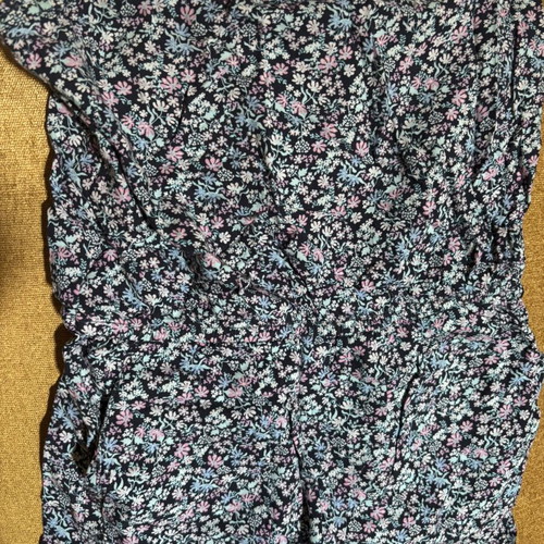 Floral blouse shorts H&M like new, adjustable, multicolor, size 158 cm