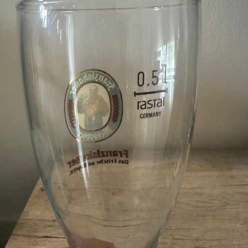 Franziskaner collectible beer glass 0.5l like new, Germany