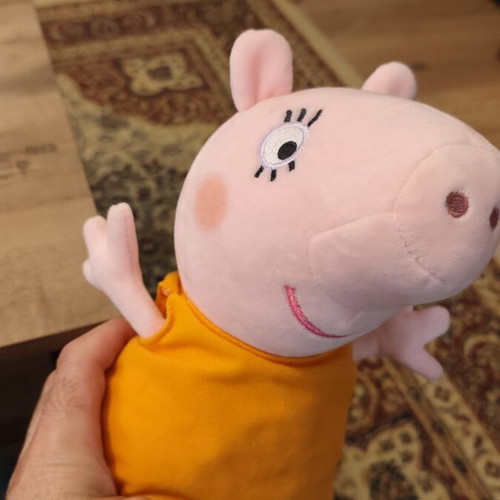 Peppa Pig family plush toys like new