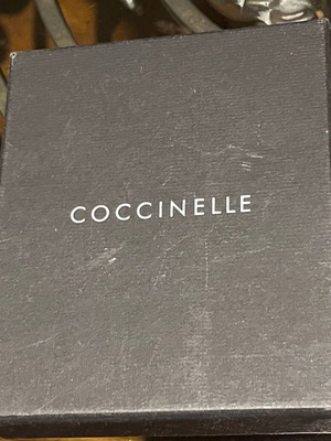 Coccinelle Pendant New Black With Pearl-Type Stones 85 cm
