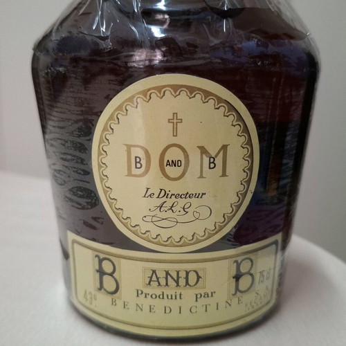 D.O.M Benedictine Le Directeur B & B vintage, new, 1970s bottle