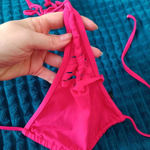 Just Cavalli bikini used, size M/L, fuchsia