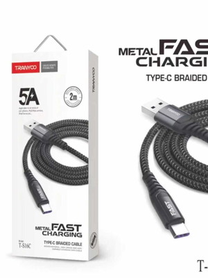 Tranyoo Type-C 5A Data Cable 2m new