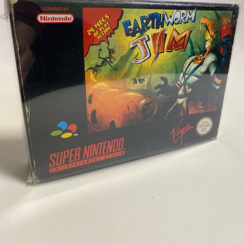Earthworm Jim Super Nintendo SNES used, complete, English