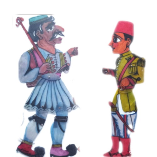 Semi-professional Karagiozis figures