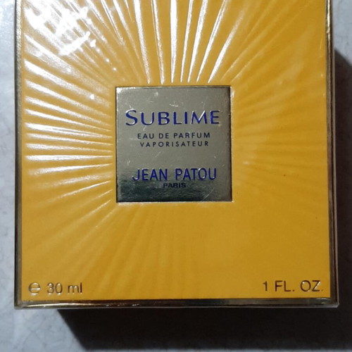 Sublime by Jean Patou 30ml Eau de Parfum new, vintage, sealed