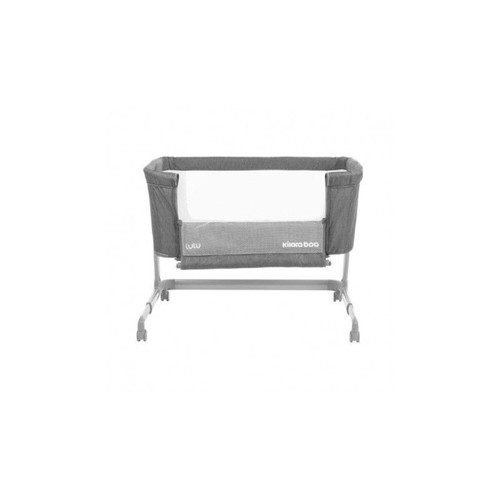 Kikka Boo Lulu Dark Grey Baby Cot with Greco Strom Mattress like new