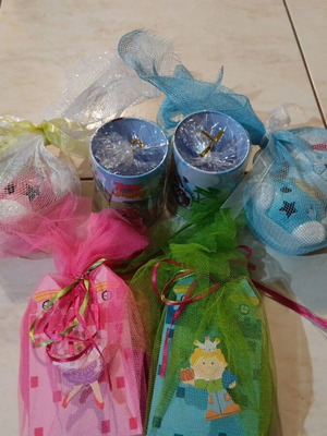 Handmade bombonieres set of 6, new
