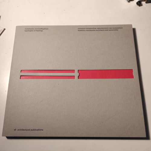 Typologies of feelings architecture book like new