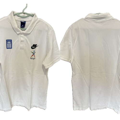 Polo Shirt Ethniki Ellados White official, like new, size Large