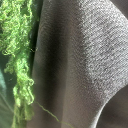 Vintage velvet tablecloth 1.60×1.60 with fringes like new
