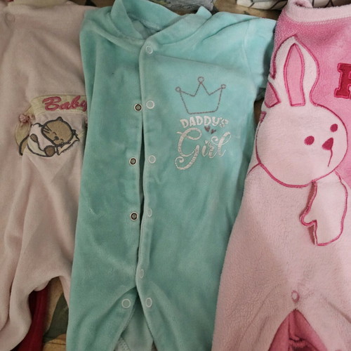 Baby girl outing rompers used, pack of 9