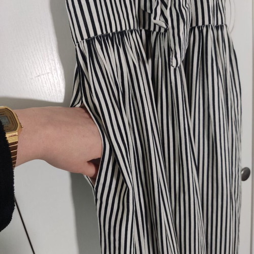 Zara striped linen mix midi dress with - 9,00 - Vendora.cy Zara striped linen mix midi dress with - 9,00 - Vendora.cy
