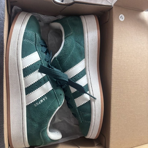 Adidas Campus shoes green, women size 38, like new