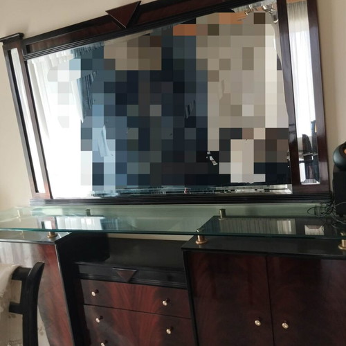 Classic buffet with large mirror like new
