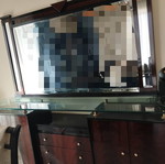 Classic buffet with large mirror like new