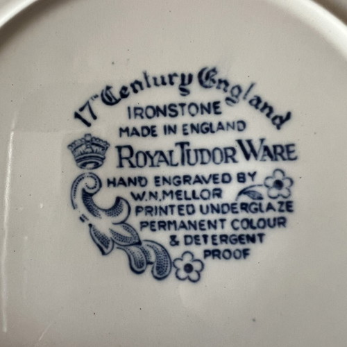 Vintage Royal Tudor Ware 21-Piece Dinner Set 17th Century England Ironstone