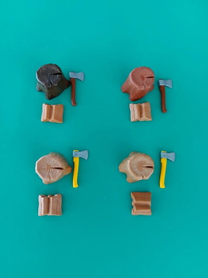 Σετ Playmobil με κούτσουρα και ξύλα