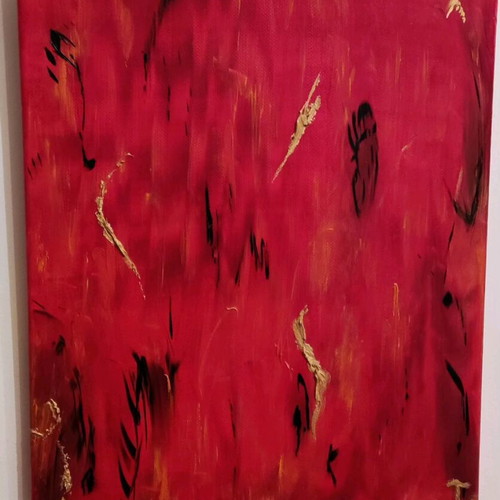 Oil painting on canvas new, size 30 x 25