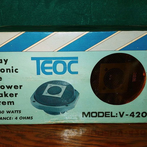 TEOC car speakers 60 watt model V-420
