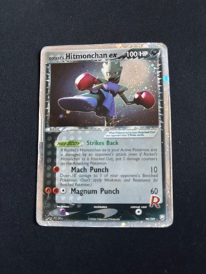 Κάρτα Team Rocket Hitmonchan Ex Team Rocket Returns Set Nintendo Pokemon TCG μεταχειρισμένη Ultra Rare