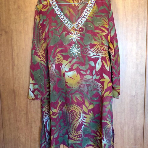 Kaftani 2XL like new, multicolored