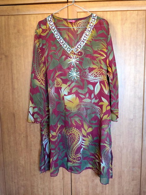 Kaftani 2XL like new, multicolored