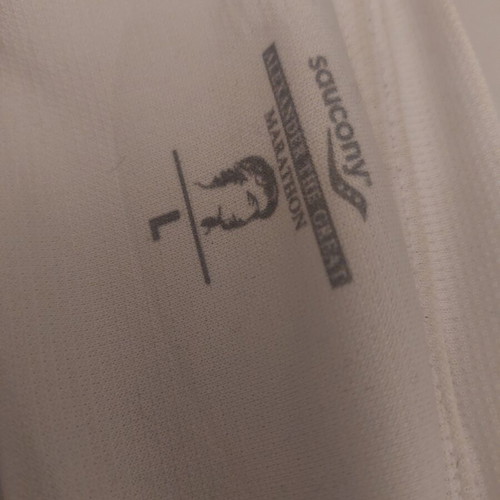 Saucony T-shirt Alexander the Great Marathon 2019 size L like new