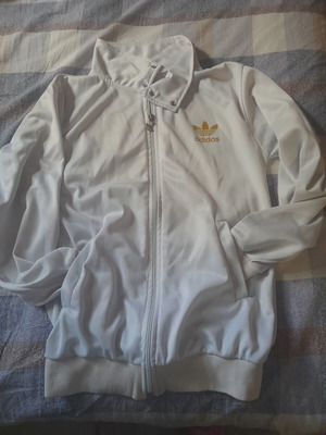 Adidas women's jacket like new, medium, white
