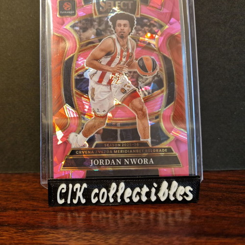 Panini Euroleague Select Red Star Zvezda Jordan Nwora card /25