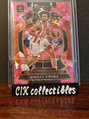 Panini Euroleague Select Red Star Zvezda Jordan Nwora card /25