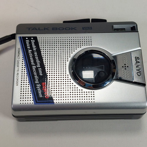 Sanyo Talk Book TRC 1149 Compact Cassette Recorder like new