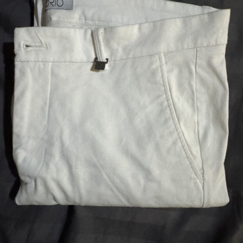 Vittorio Artist fabric pants size L white like new