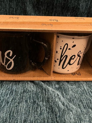 Κούπες καινούργιες σε κουτί, his-hers