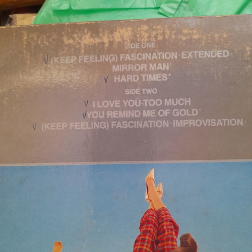 The Human League Fascination vinyl record used, pop