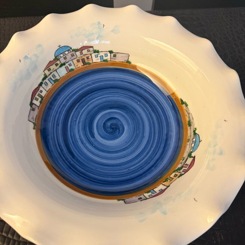 Ceramic decorative set hand-painted like new