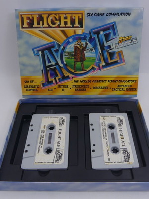 Flight Ace Six Game Compilation Amstrad Schneider CPC cassette used