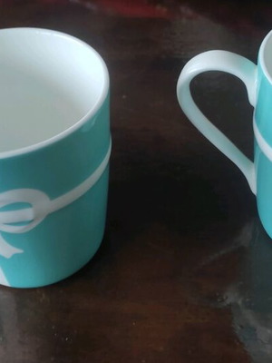Αυθεντικές κούπες Tiffany & Co. καινούργιες, Tiffany Blue, σετ 2 τεμαχίων