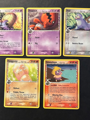 Κάρτες Pokémon μεταχειρισμένες, πακέτο 5 παραλλαγές delta species