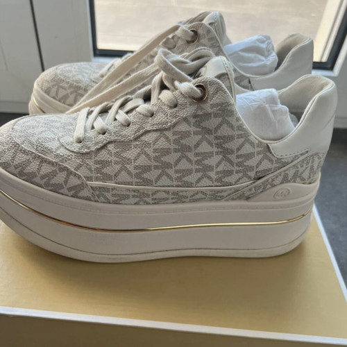 Michael Kors Hayes sneakers like new, size 36, beige, organic leather