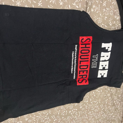 Gildan athletic tank top used, size M, black