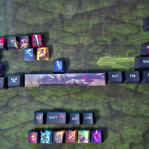 34 Darius keycaps for mechanical keyboard new