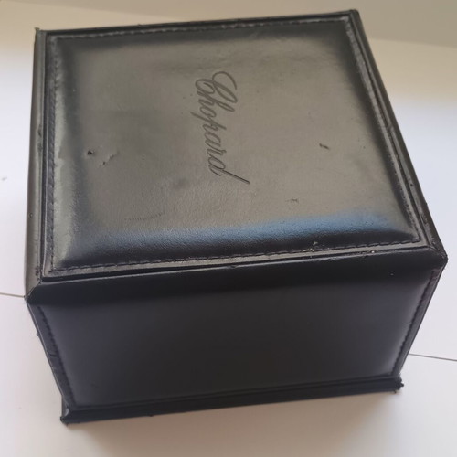 Chopard Black Leather Jewelry Storage Box used