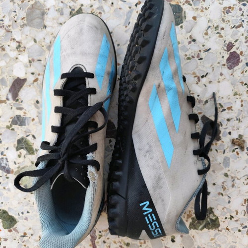 Adidas Performance X Crazyfast Messi.4 TF football shoes like new, silver, size 40.5