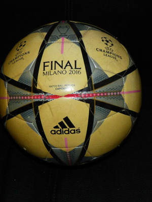 Μπάλα ποδοσφαίρου Adidas Finale Milano 2016 UEFA Champions League μεταχειρισμένη