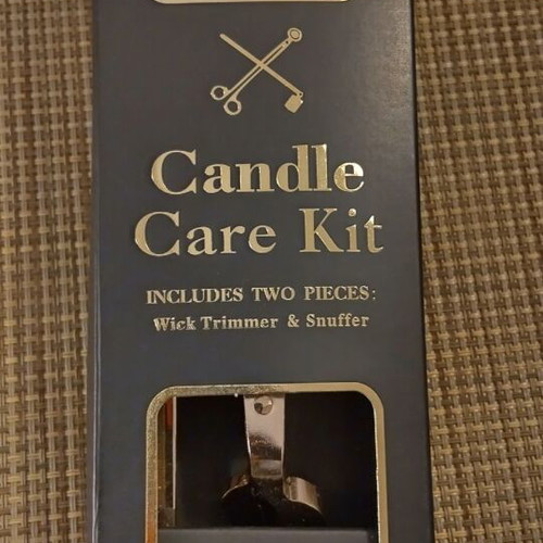 Candle care kit new, two tools for wick trimming and snuffing