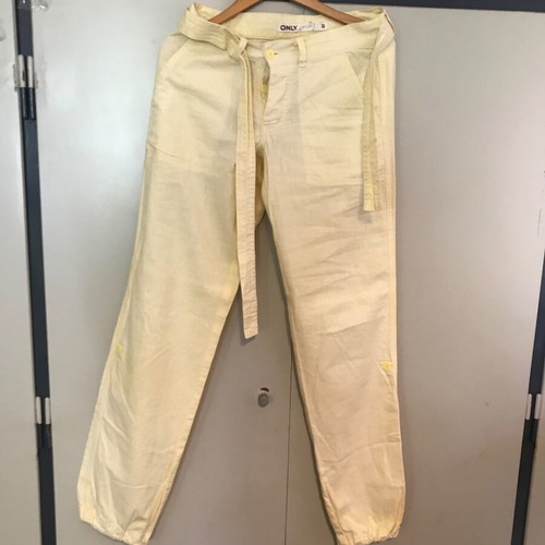 Yellow light women's summer pants Small, like new